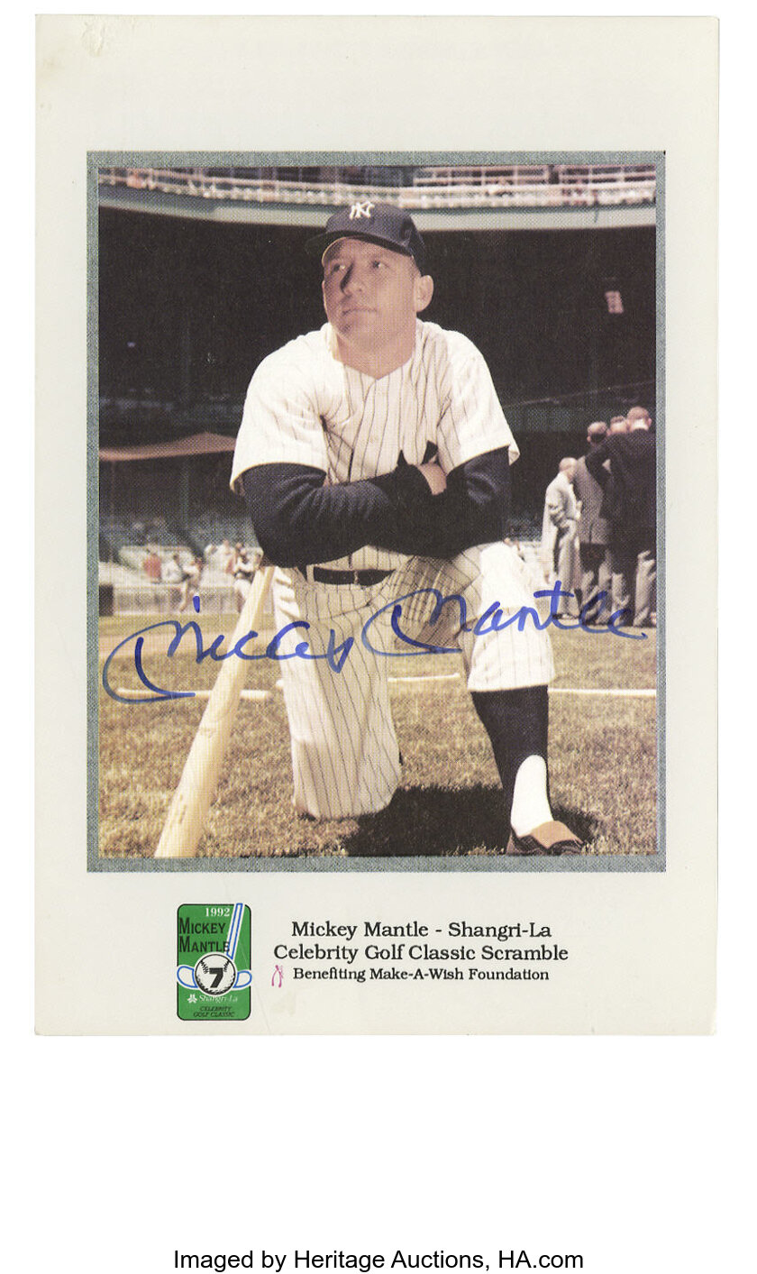 Mickey Mantle Unsigned 8x10 Baseball Photo