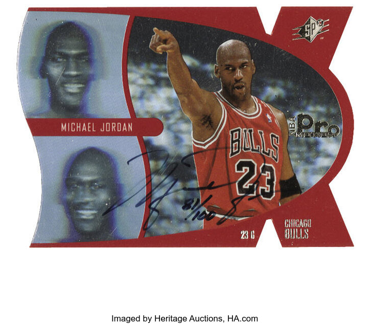 PRIMO CARDS - The 1997 Upper Deck Game Jersey Autographed Michael