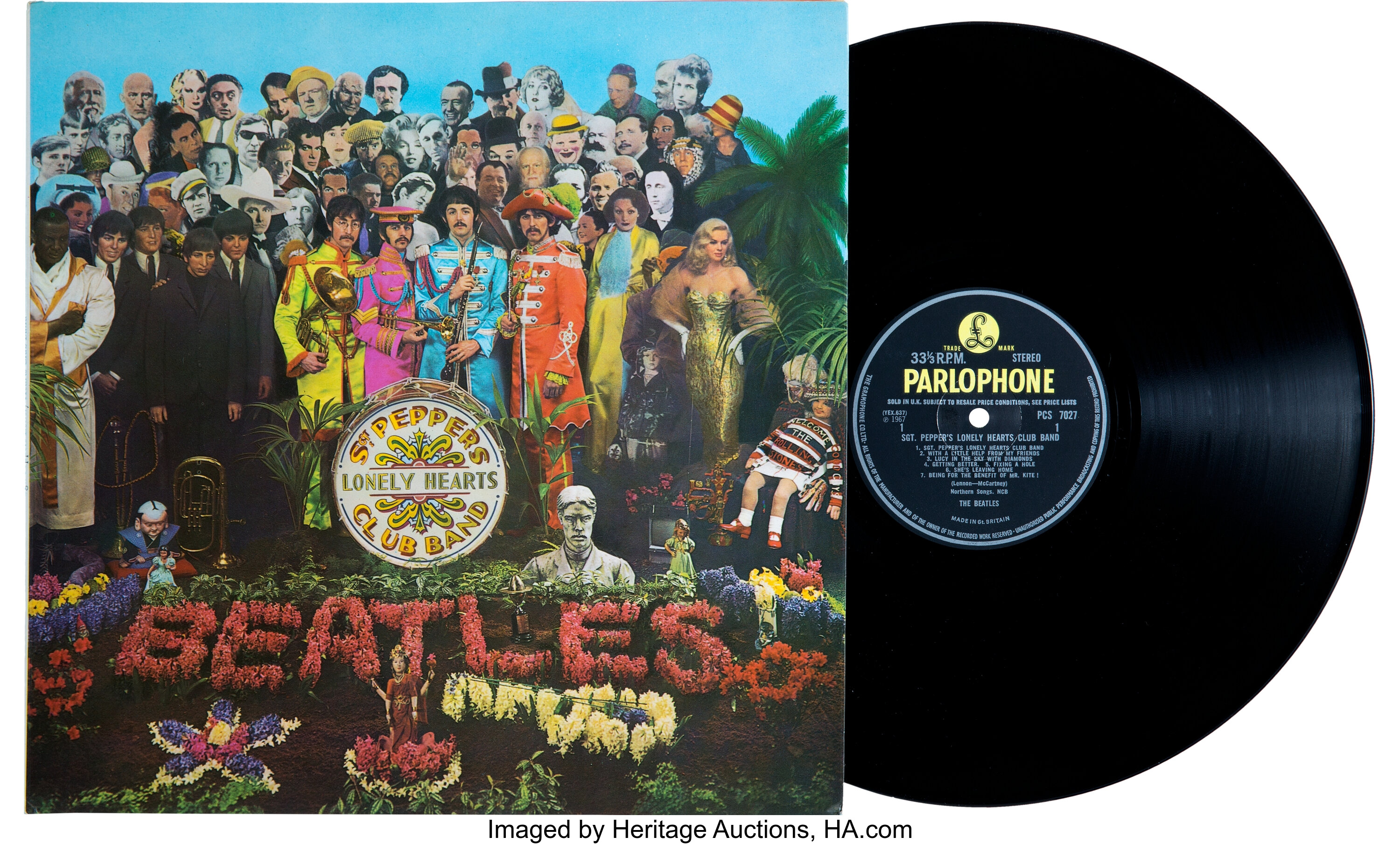 Beatles Sgt Pepper S Lonely Hearts Club Band Ultra Rare Uk First Lot 89288 Heritage Auctions