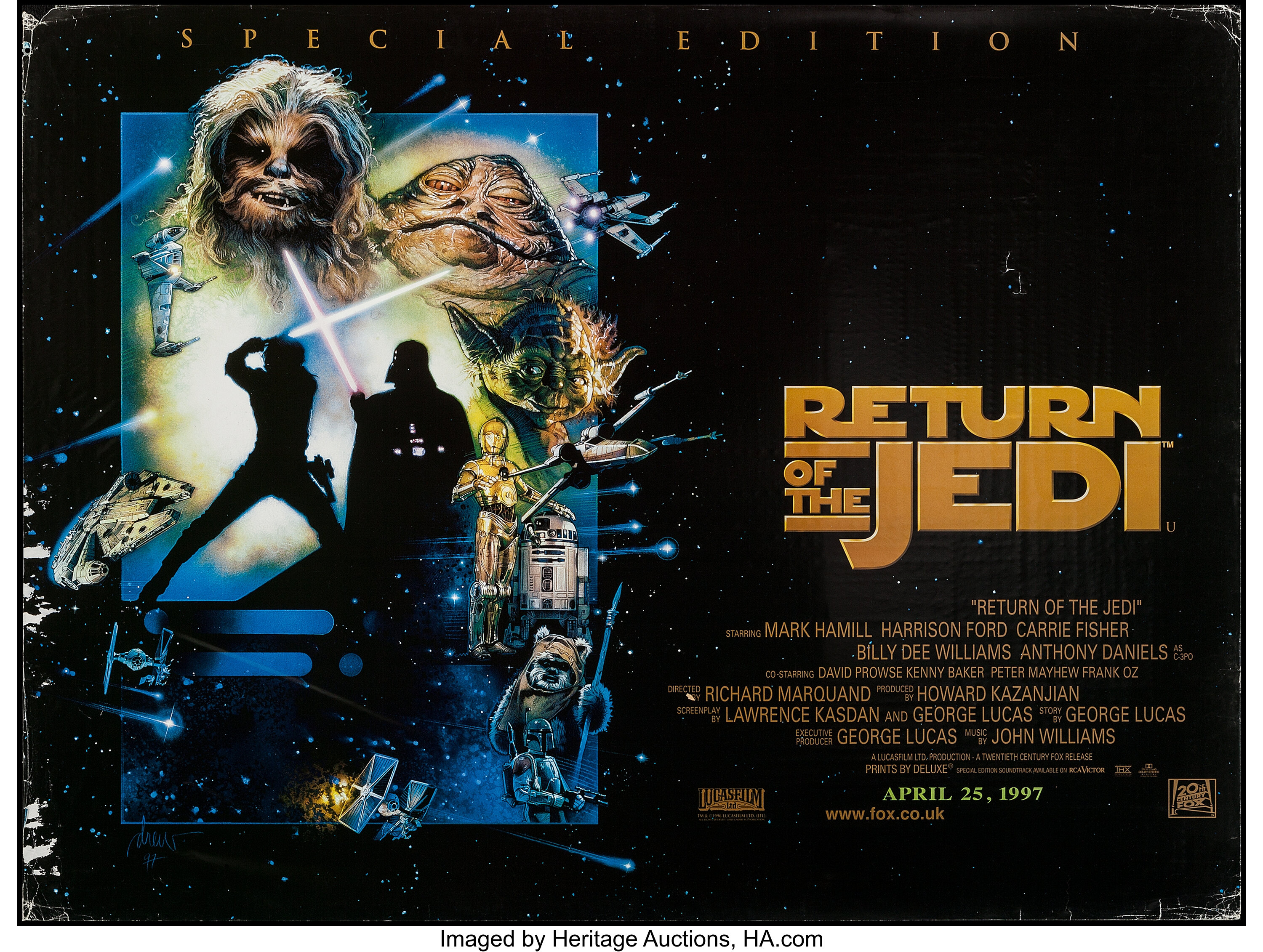 Return of the Jedi & Others Lot (20th Century Fox, R-1997). British ...