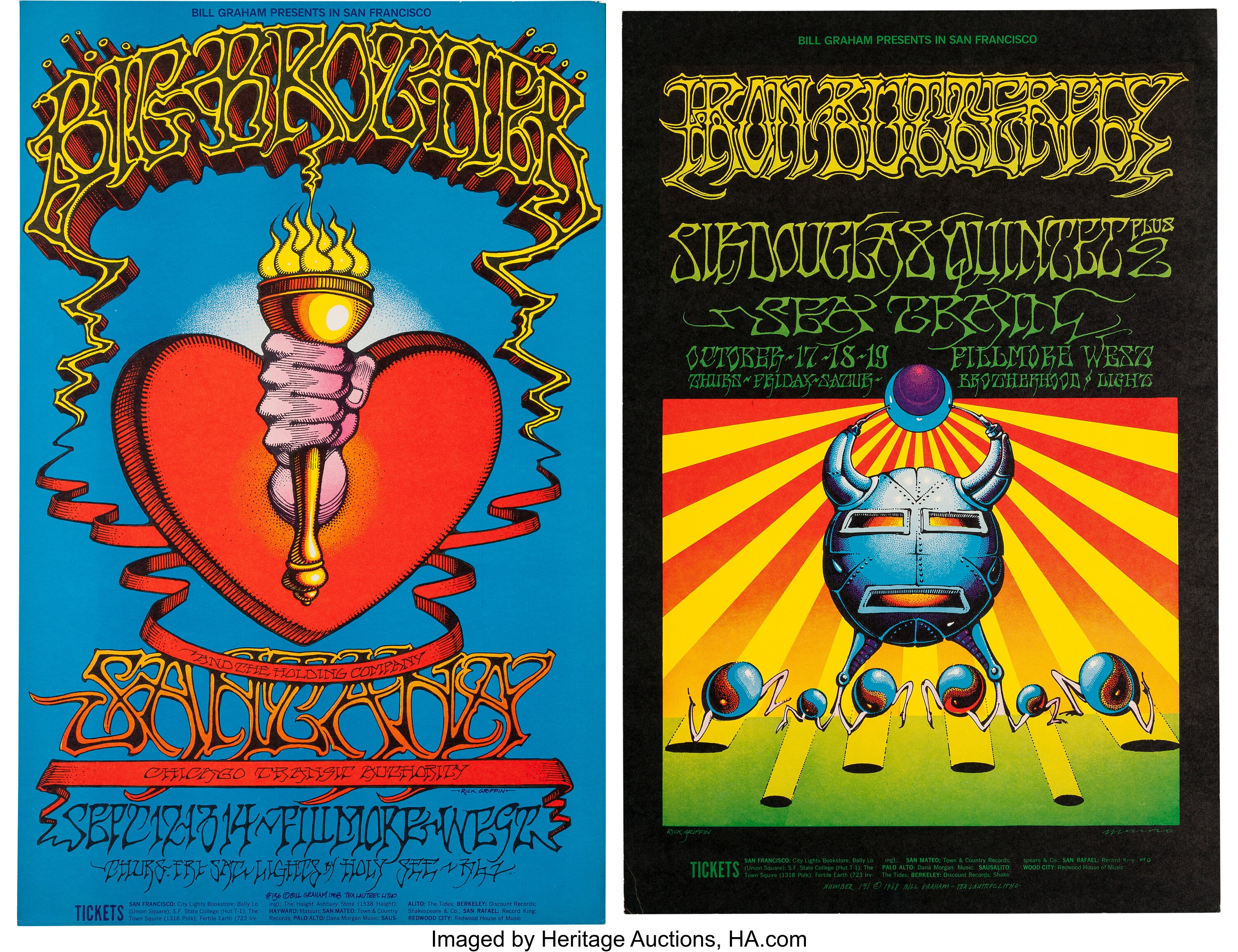 Big Brother and the Holding Company and Iron Butterfly Fillmore ...