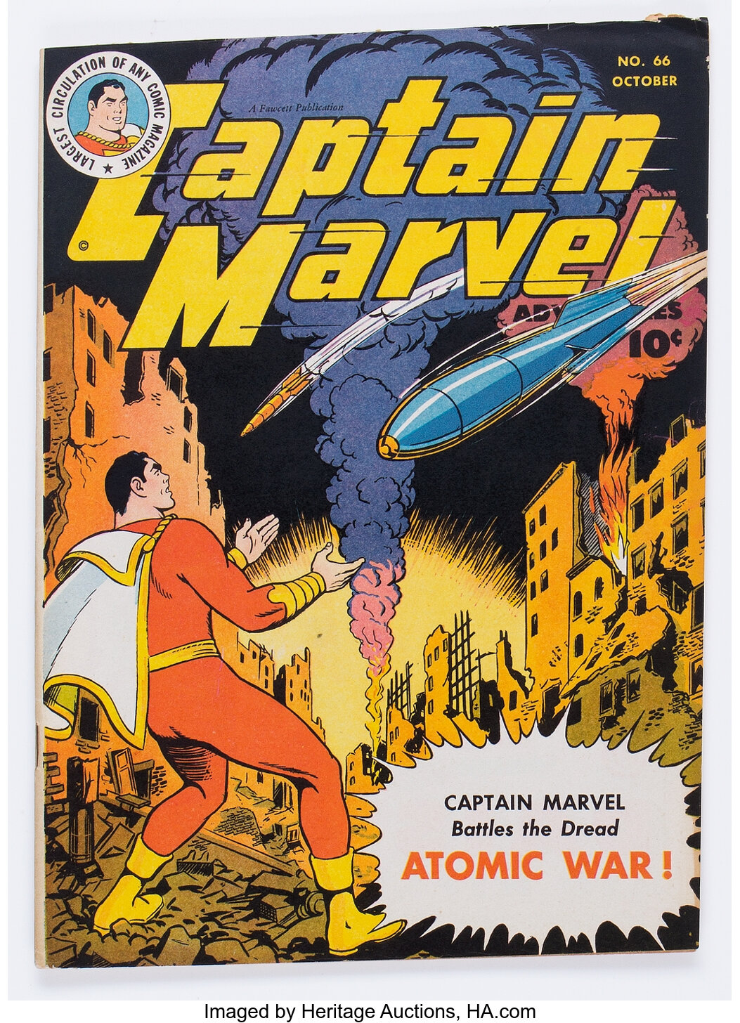 Captain Marvel Adventures #66 (Fawcett Publications, 1946) | Lot #13312 ...