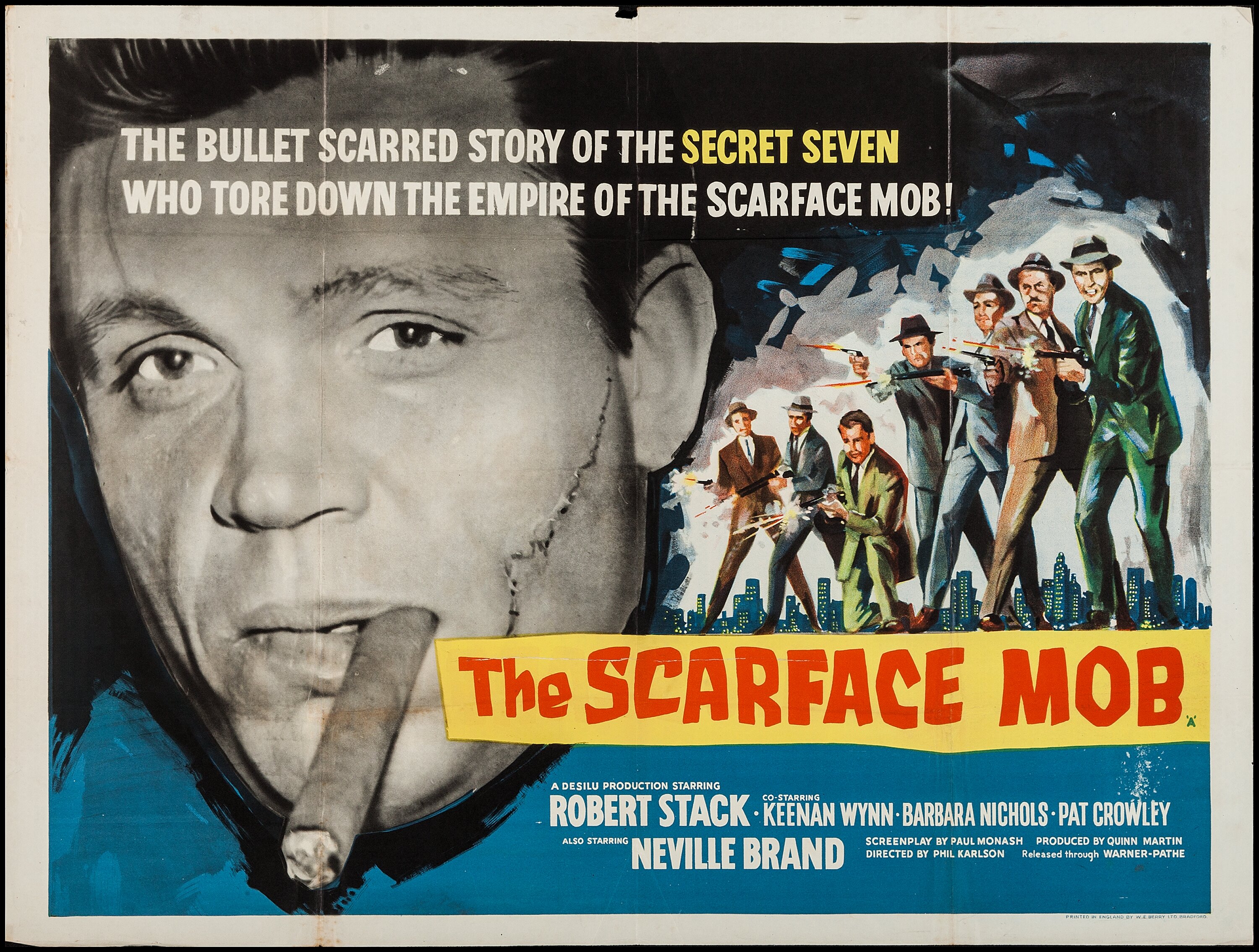 The Scarface Mob (Warner-Pathe, 1962). British Quad (30