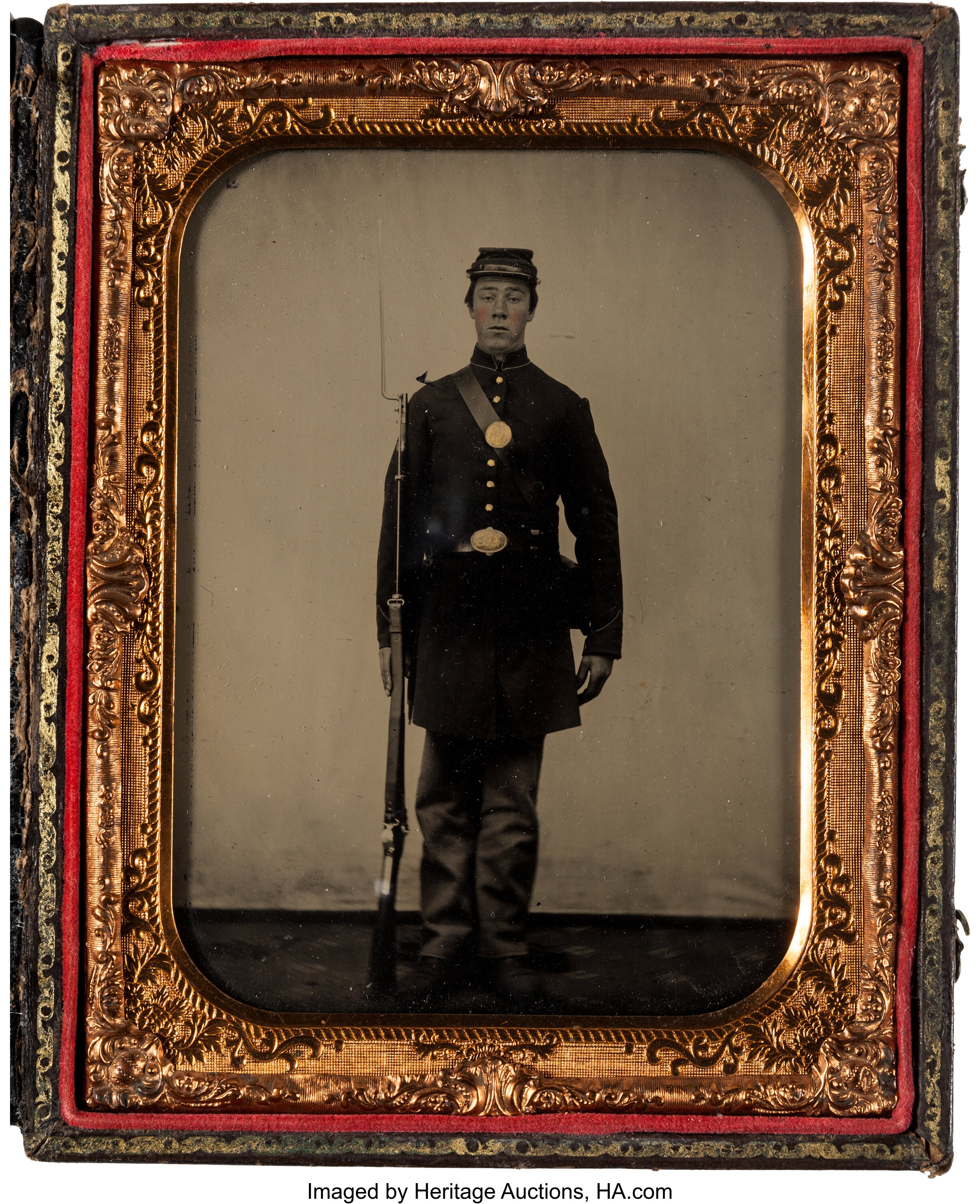 Spectacular Plate Tintype Of Clarkson Fogg Company E 4th West Lot Heritage Auctions
