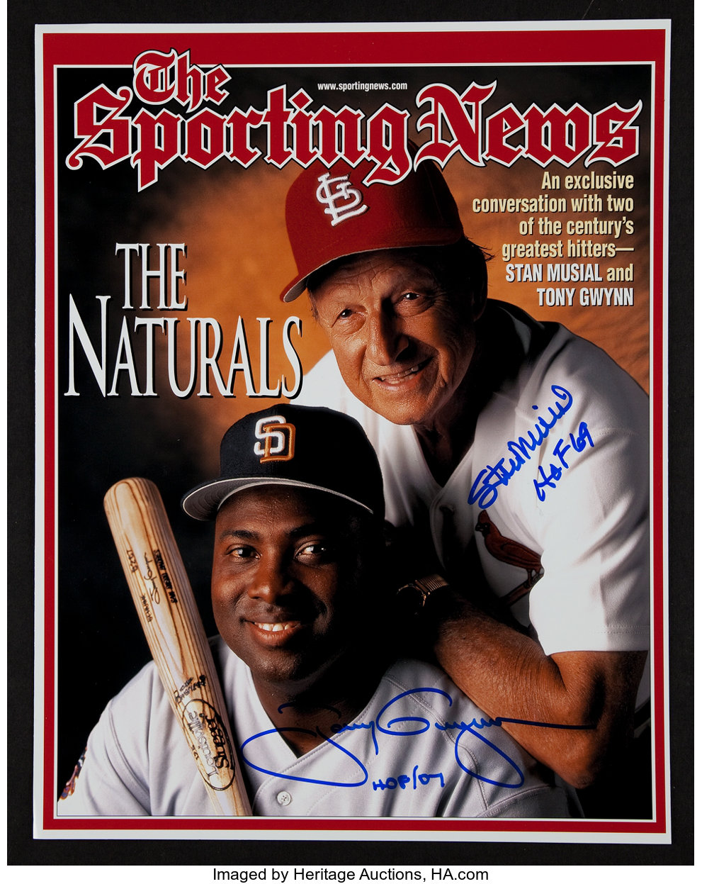 Tony Gwynn and Stan Musial Poster