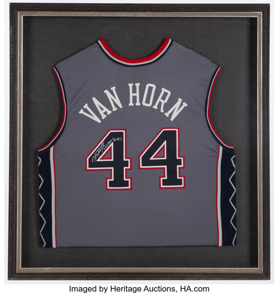 Nba Authentic Keith Van Horn Champion New Jersey Nets Jersey Sz 48 XL