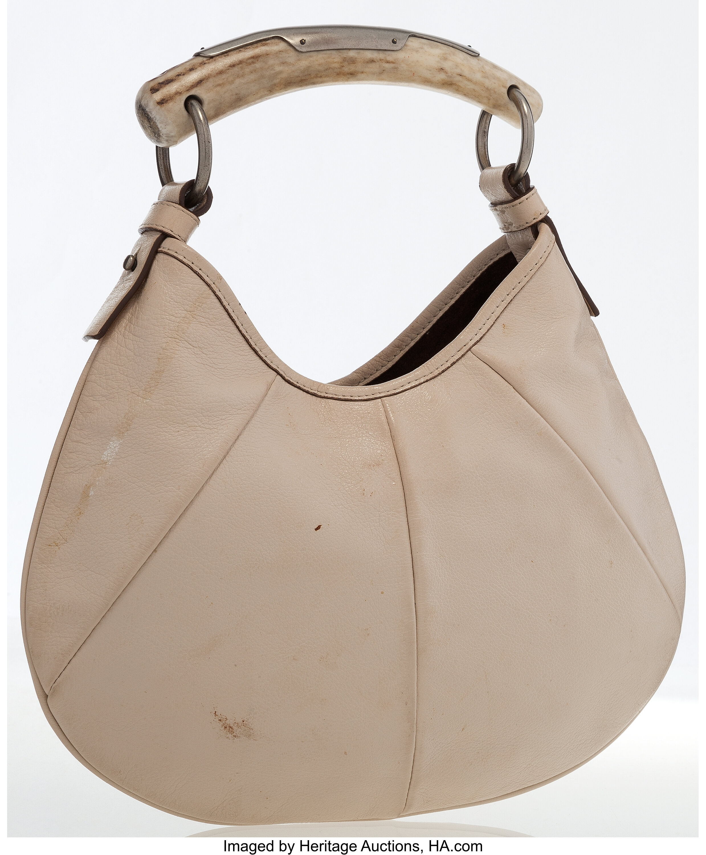 Yves Saint Laurent Beige Leather Mombasa Bag by Tom Ford. , Lot #18074