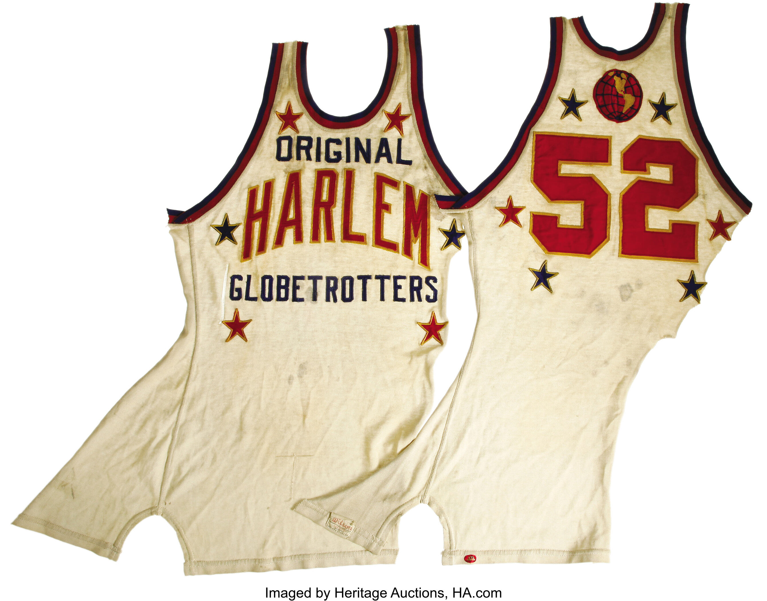 1958 Harlem Globetrotters Game Worn Jersey. So condition may not