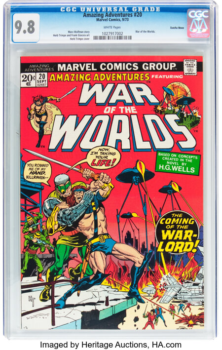 war of the worlds comic book