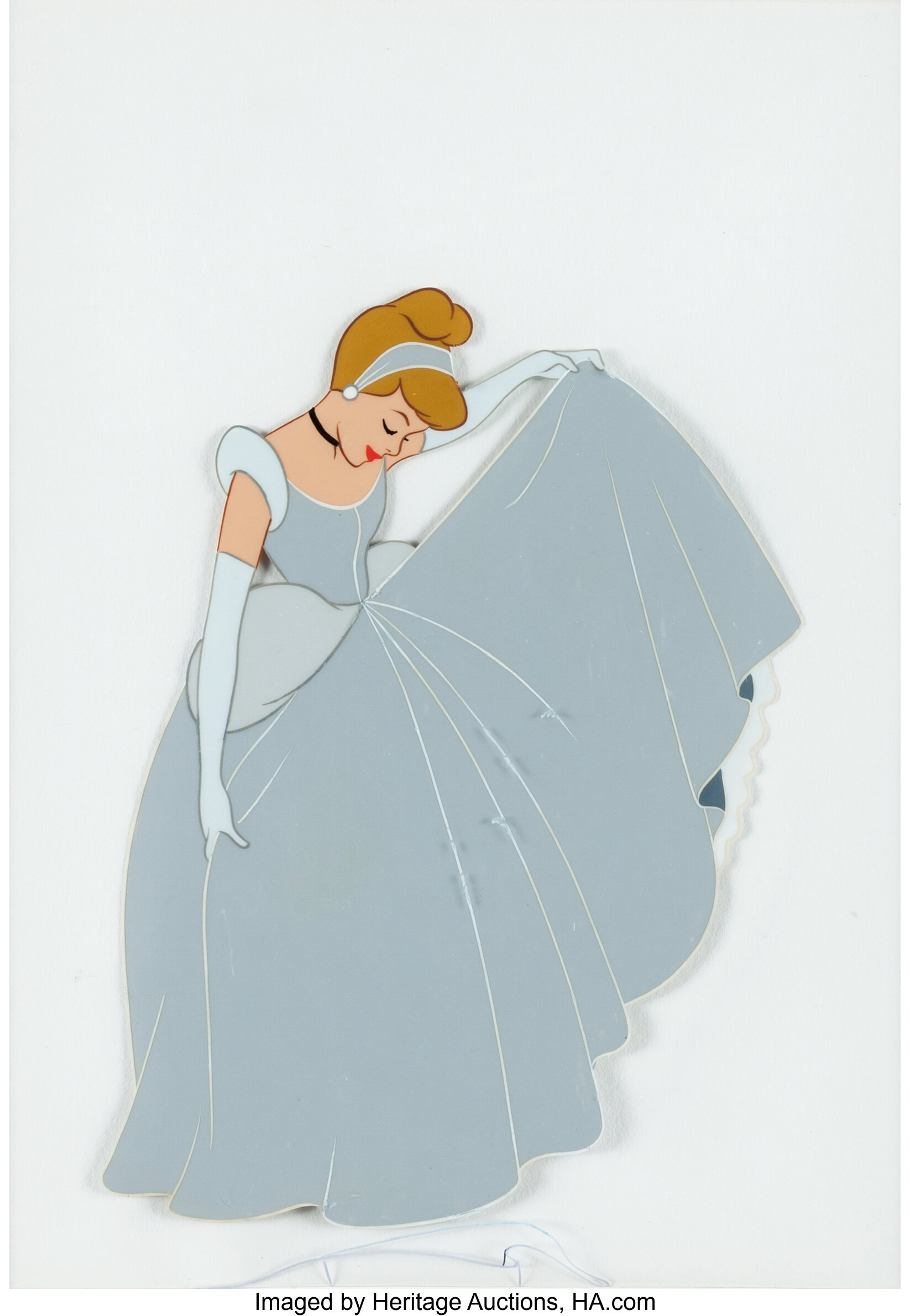 Cinderella Cinderella In Ball Gown Production Cel (Walt Disney, Lot ...