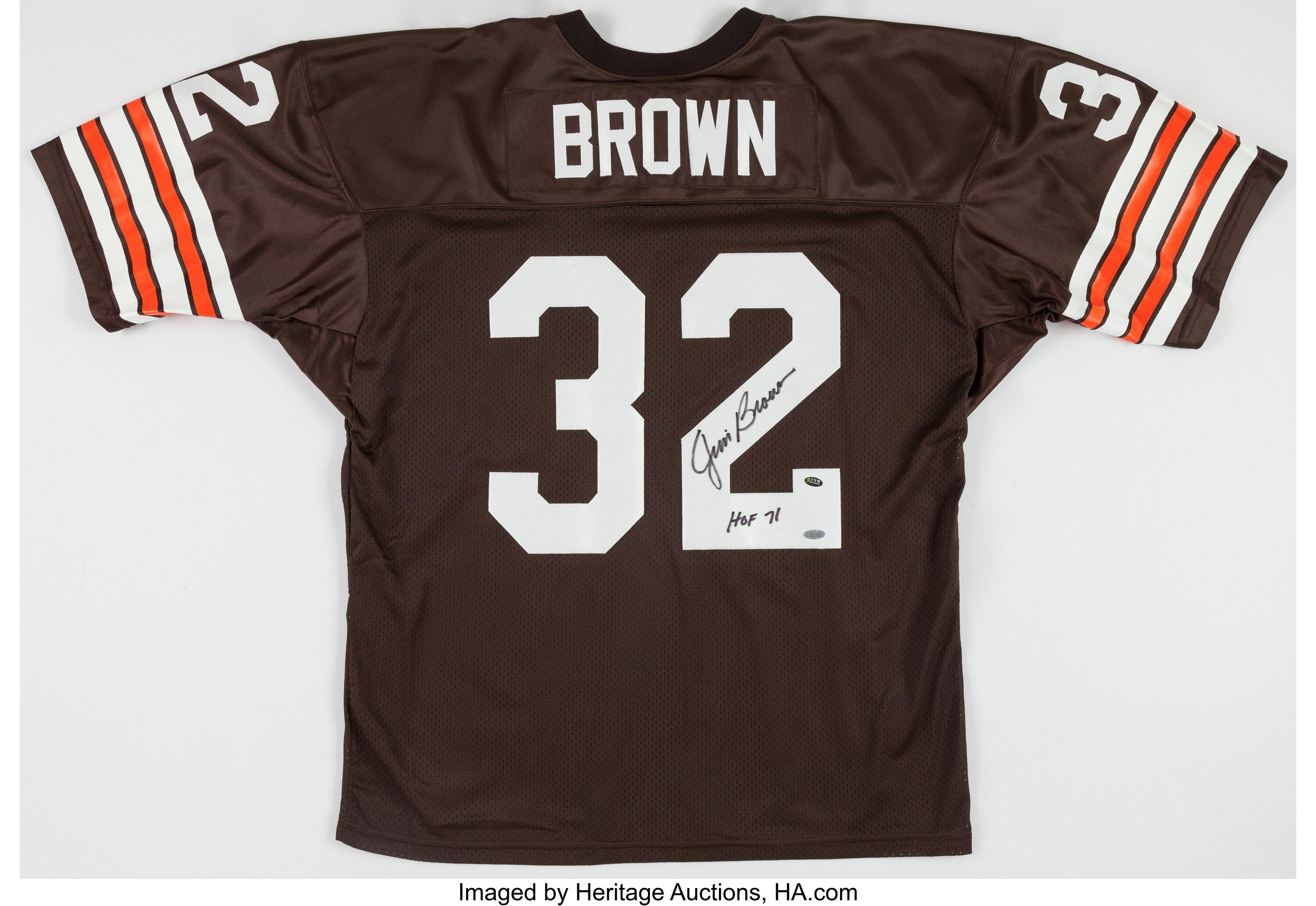 Jim Brown Autographed Memorabilia  Signed Photo, Jersey, Collectibles &  Merchandise