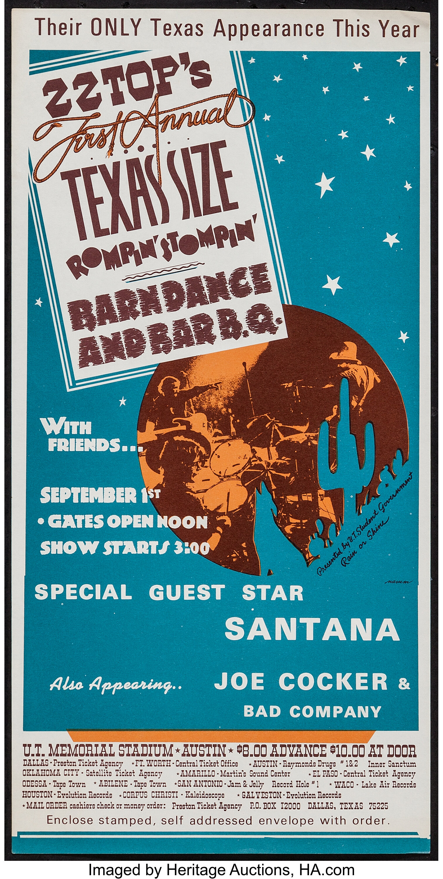 Zz Top S First Annual Texas Size Rompin Stompin Barndance And
