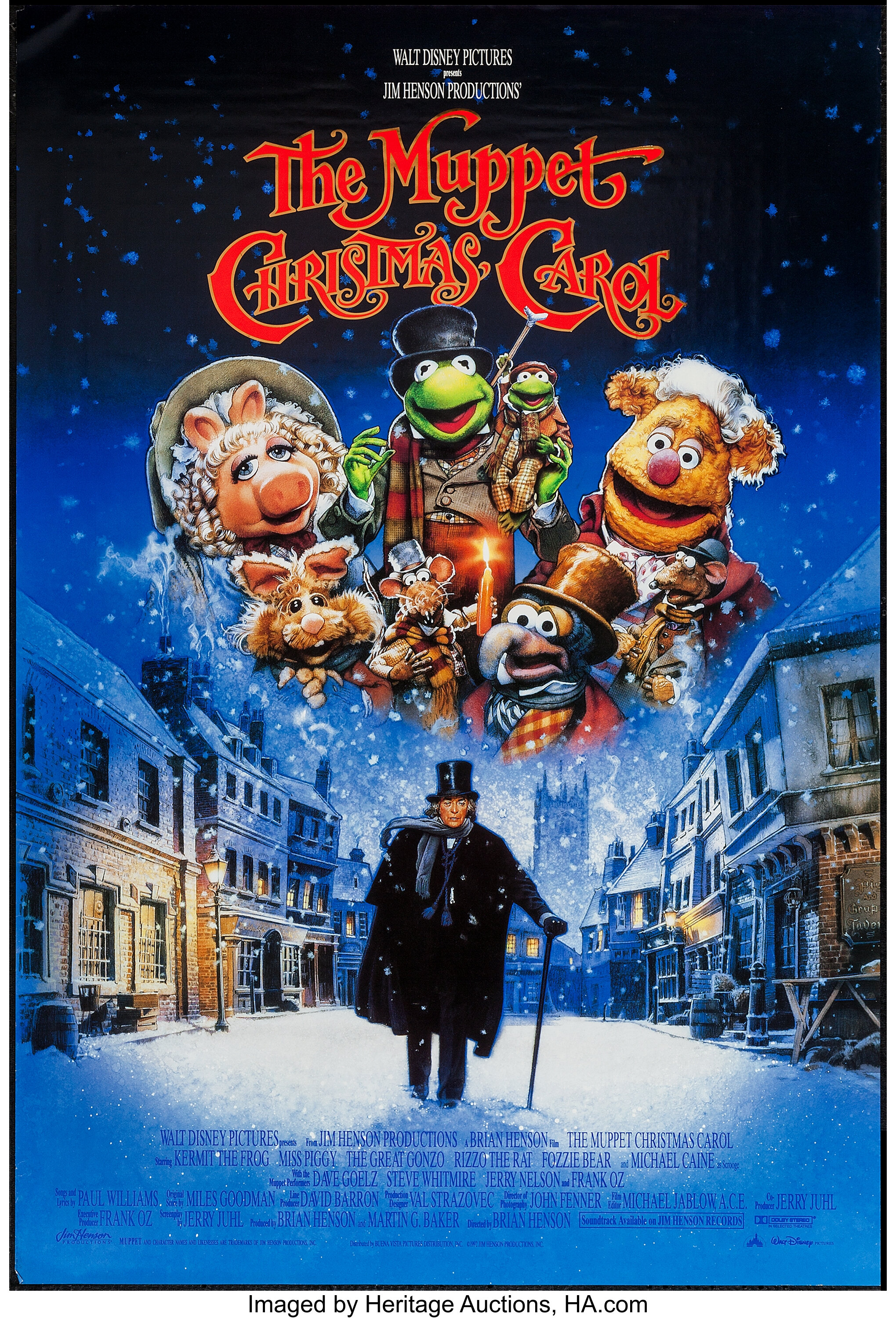 muppet christmas carol poster