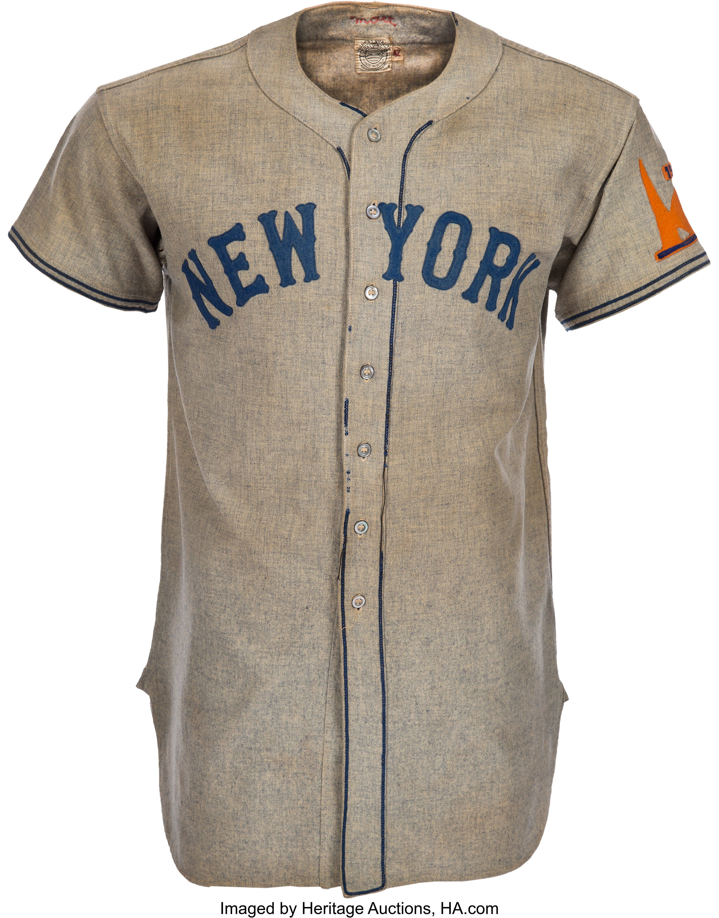 Mitchell & Ness New York Giants Mel Ott #4 Zipper Front Jersey Mens Sz  50 New