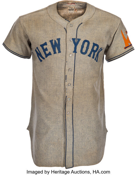 1938 Mel Ott Game Worn New York Giants Jersey, MEARS A8., Lot #80113