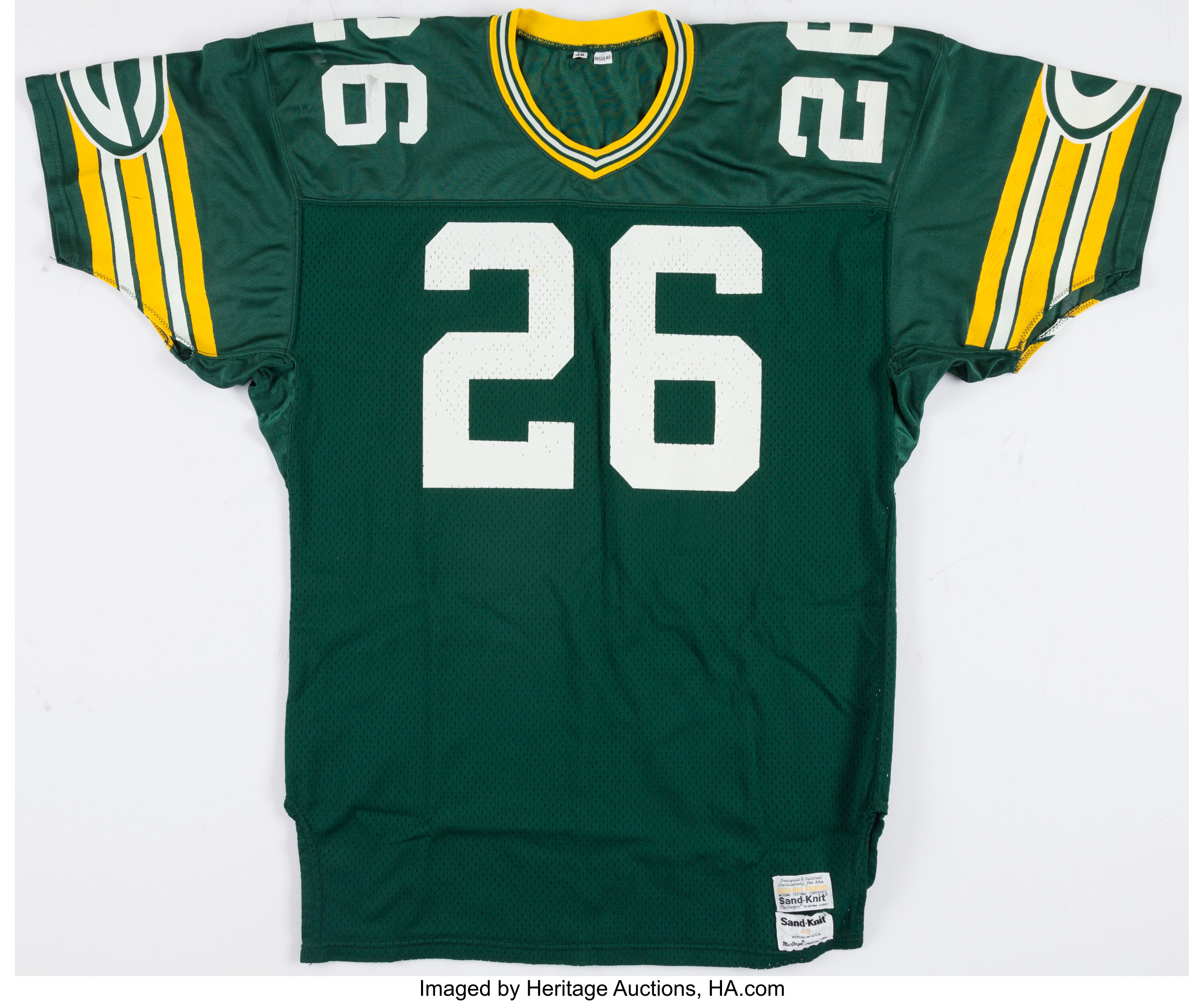 green bay packers jersey history