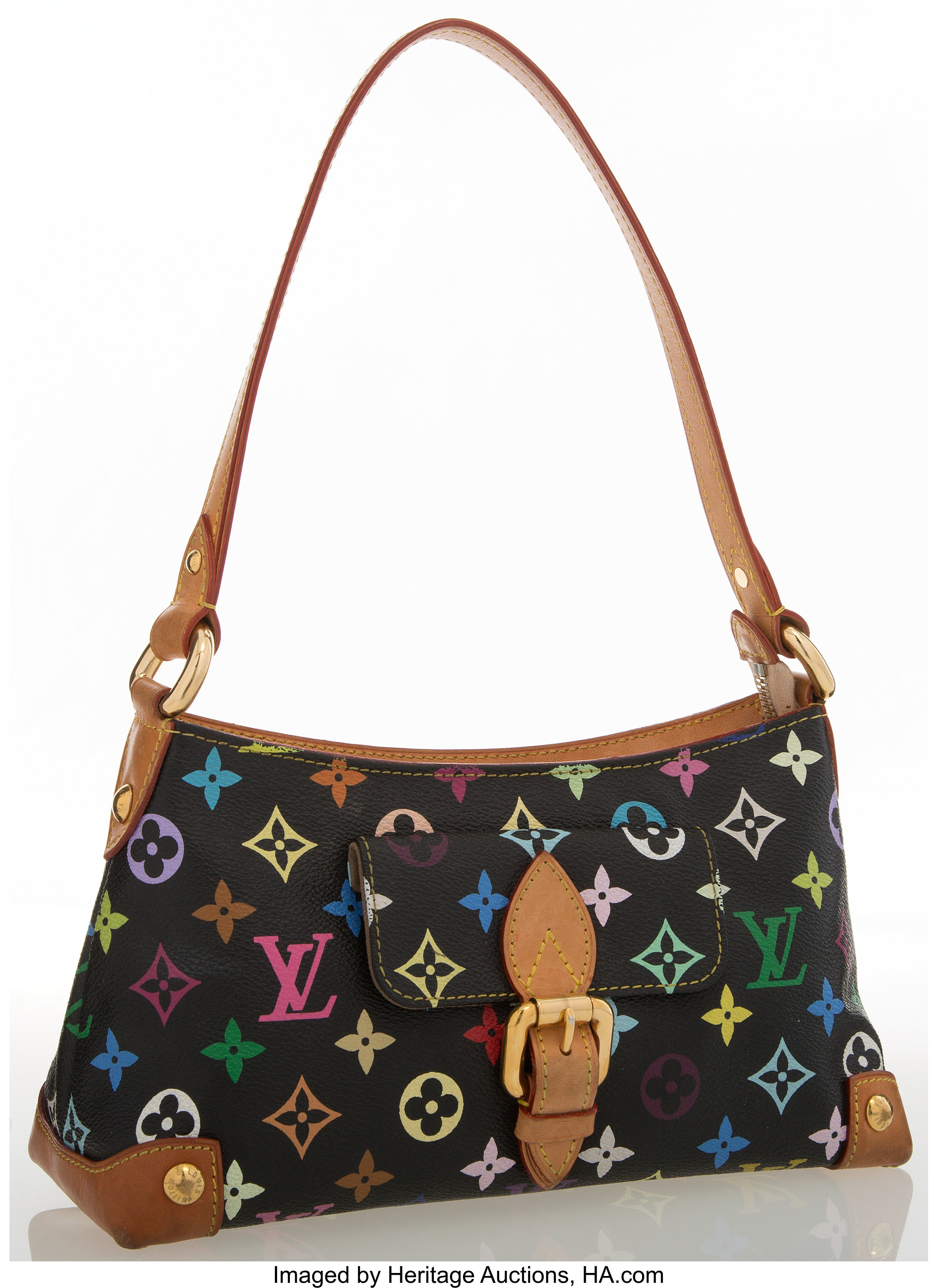 Louis Vuitton Black Multicolor Eliza Shoulder Bag