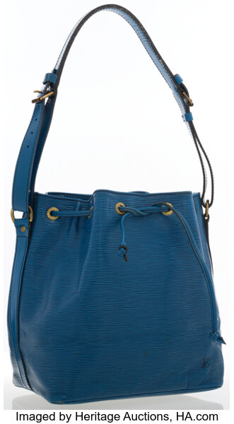 Shop for Louis Vuitton Blue Epi Leather Noe GM Drawstring Shoulder