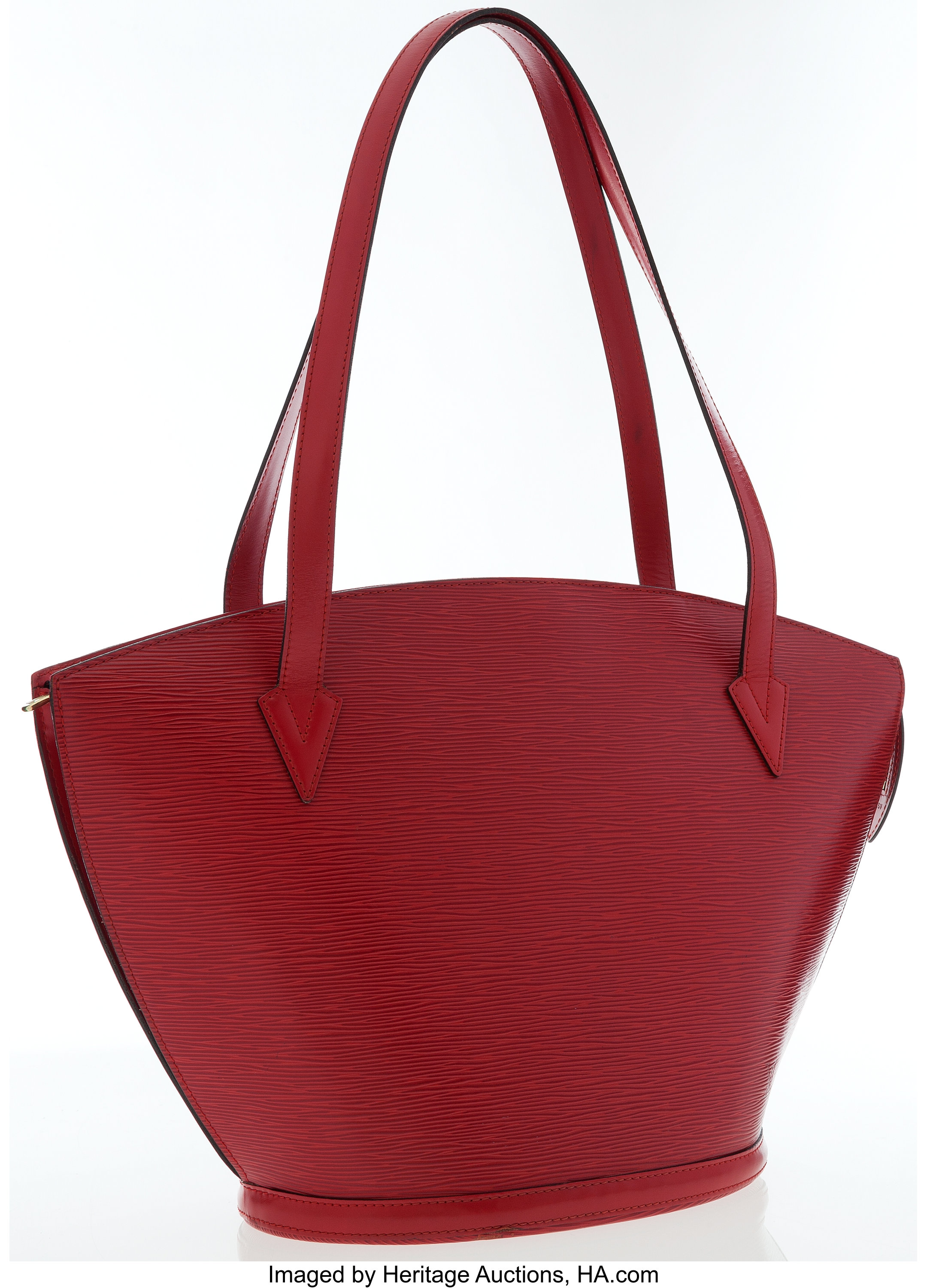 Red Epi Leather Saint Jacques GM Bag