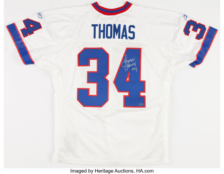 Thurman Thomas Signed Buffalo Bills Jersey. Football