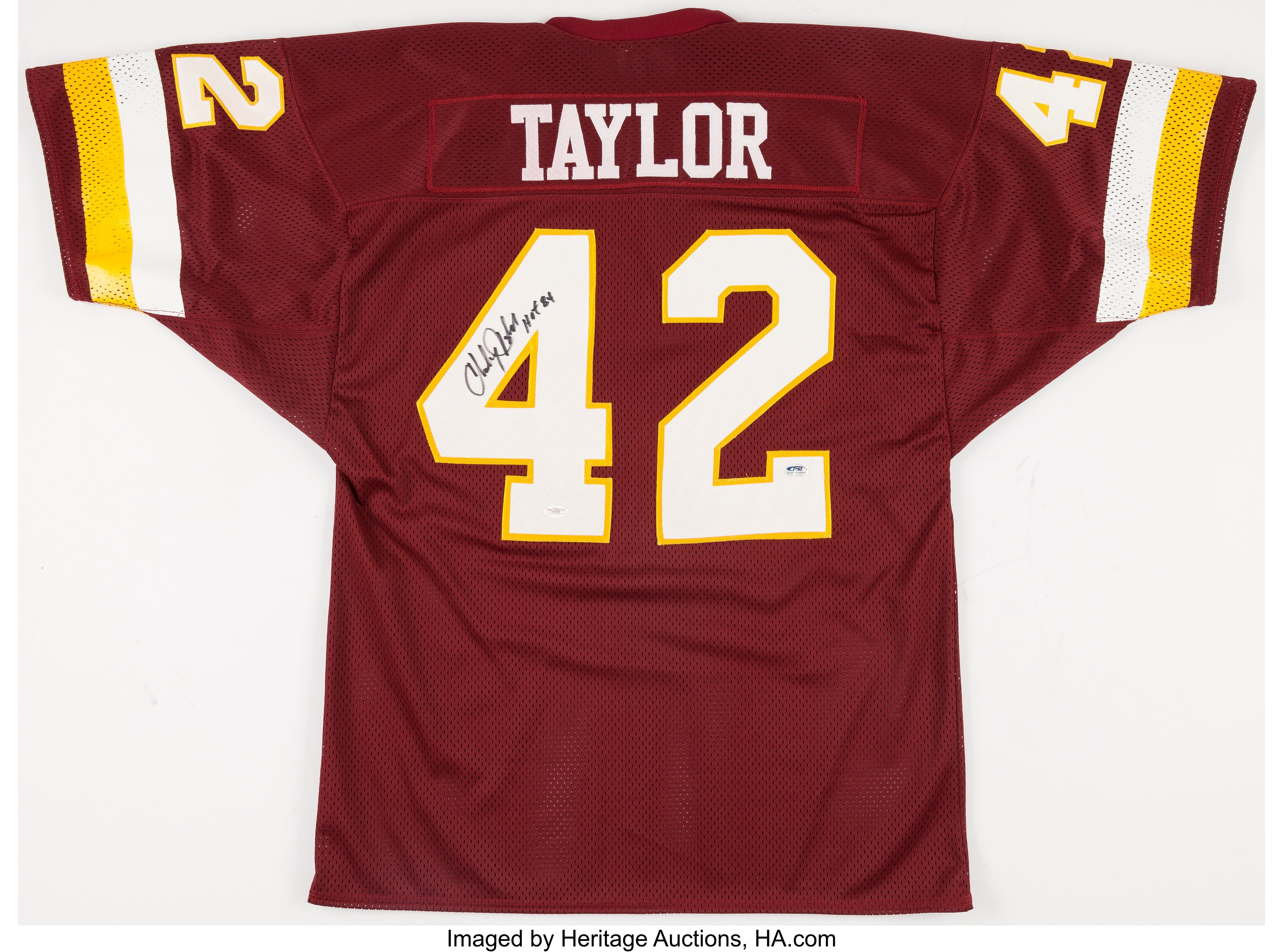 Charley Taylor Signed Washington Redskins Jersey. Football