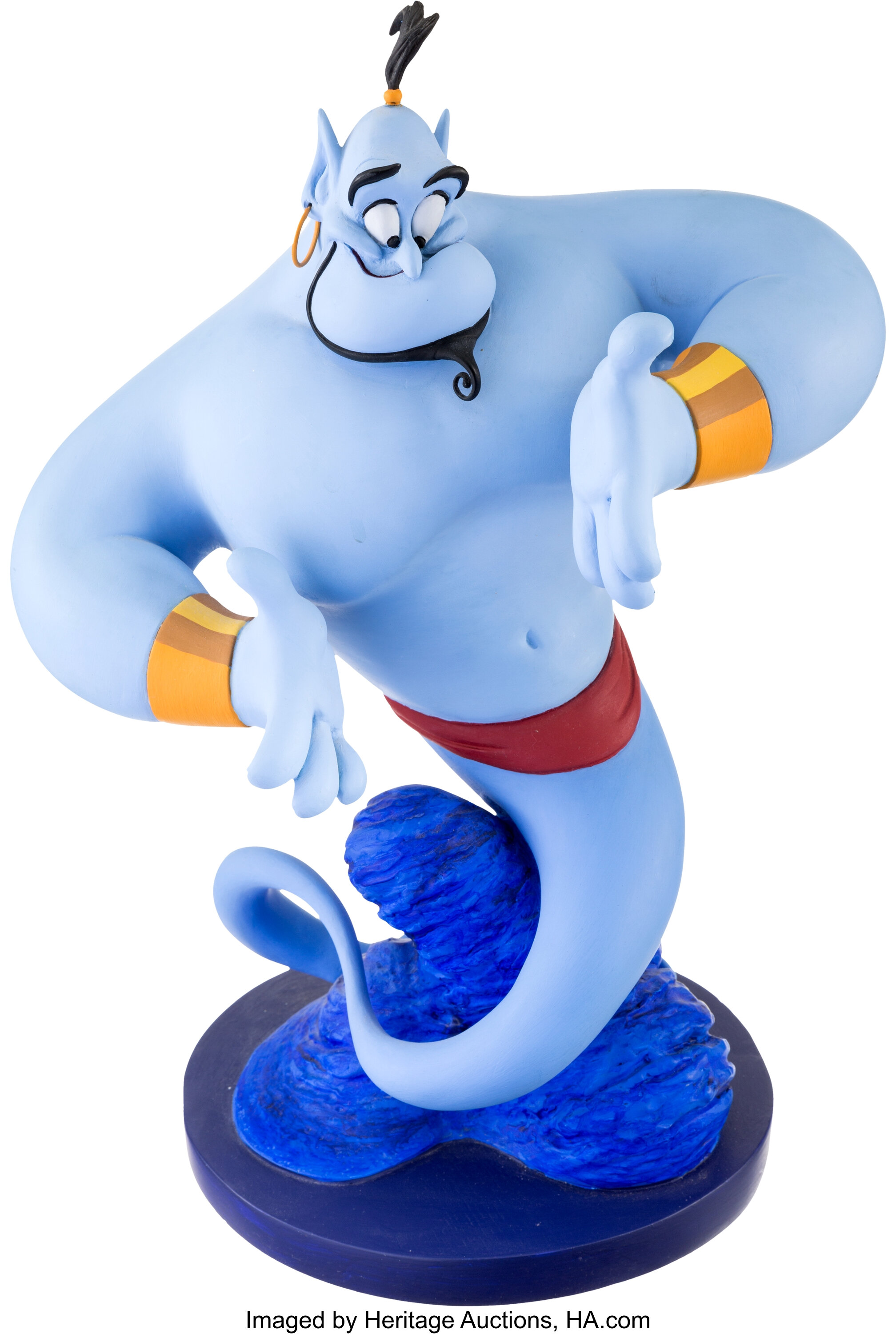 Aladdin Genie Hand-Painted Limited Edition Maquette #72/500 (Walt, Lot  #94259