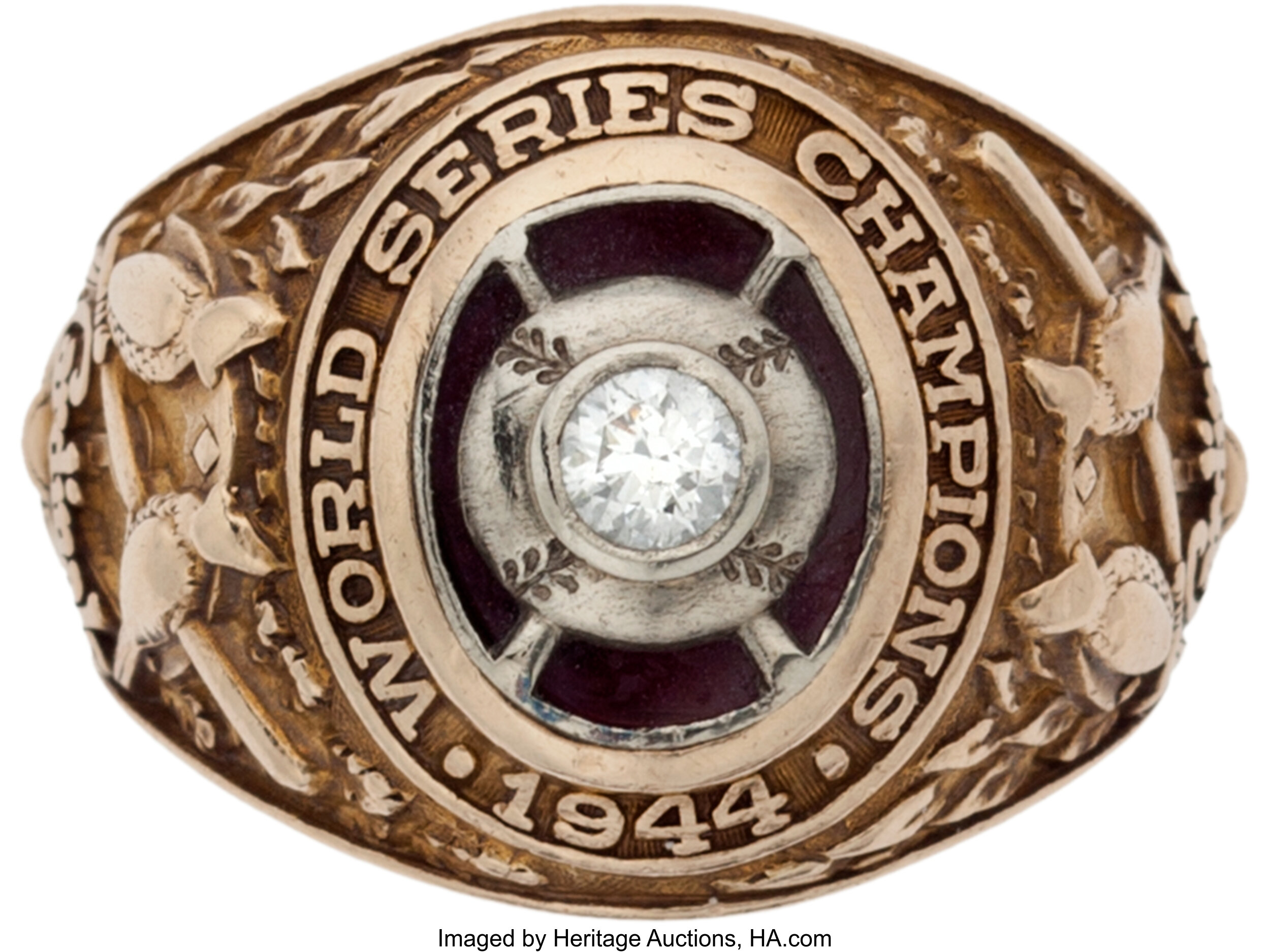 Scotsman Auction Co. - Lot #1 - 10K Yellow Gold St. Louis Cardinals Ring