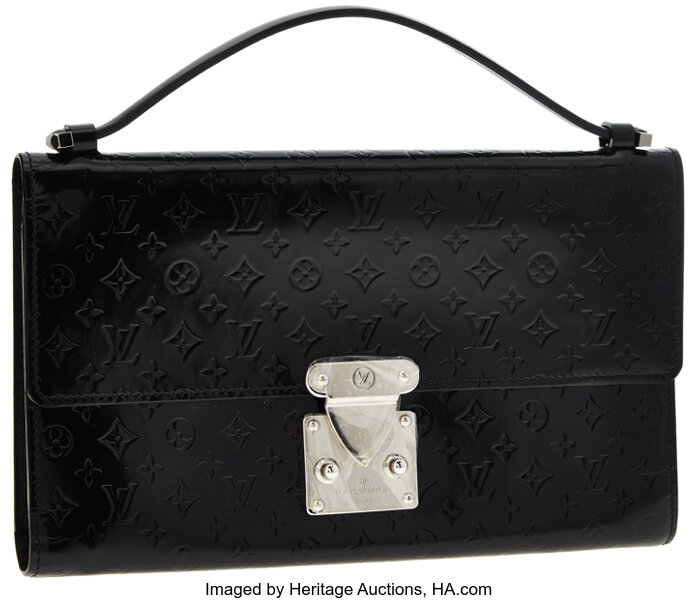 PRELOVED LOUIS VUITTON Black Episode Leather Monceau Handbag with Cros –  KimmieBBags LLC