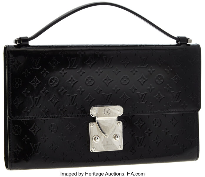 Mini Monceau Silver Edition - Black Smooth Leather