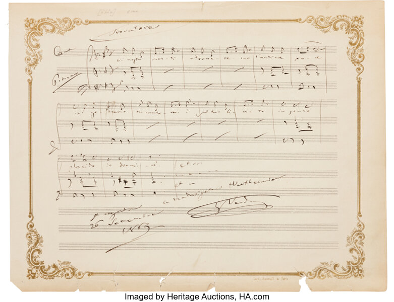 giuseppe verdi signature