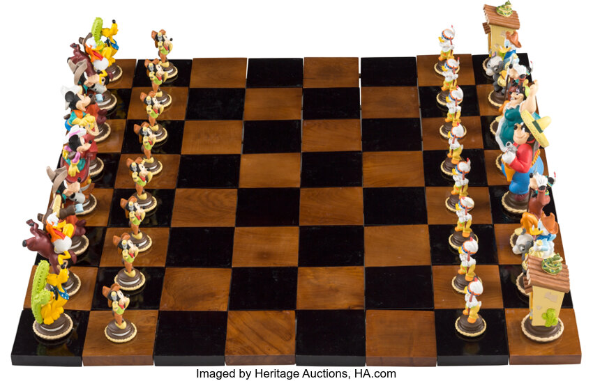 Walt's Chess Prototype With Custom-Made Chessboard (The | Lot #94416 | Heritage Auctions