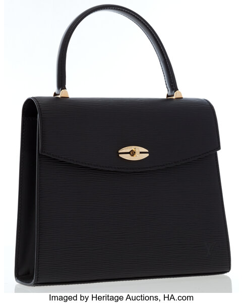 Louis Vuitton Black Epi Leather Malesherbes Bag Louis Vuitton