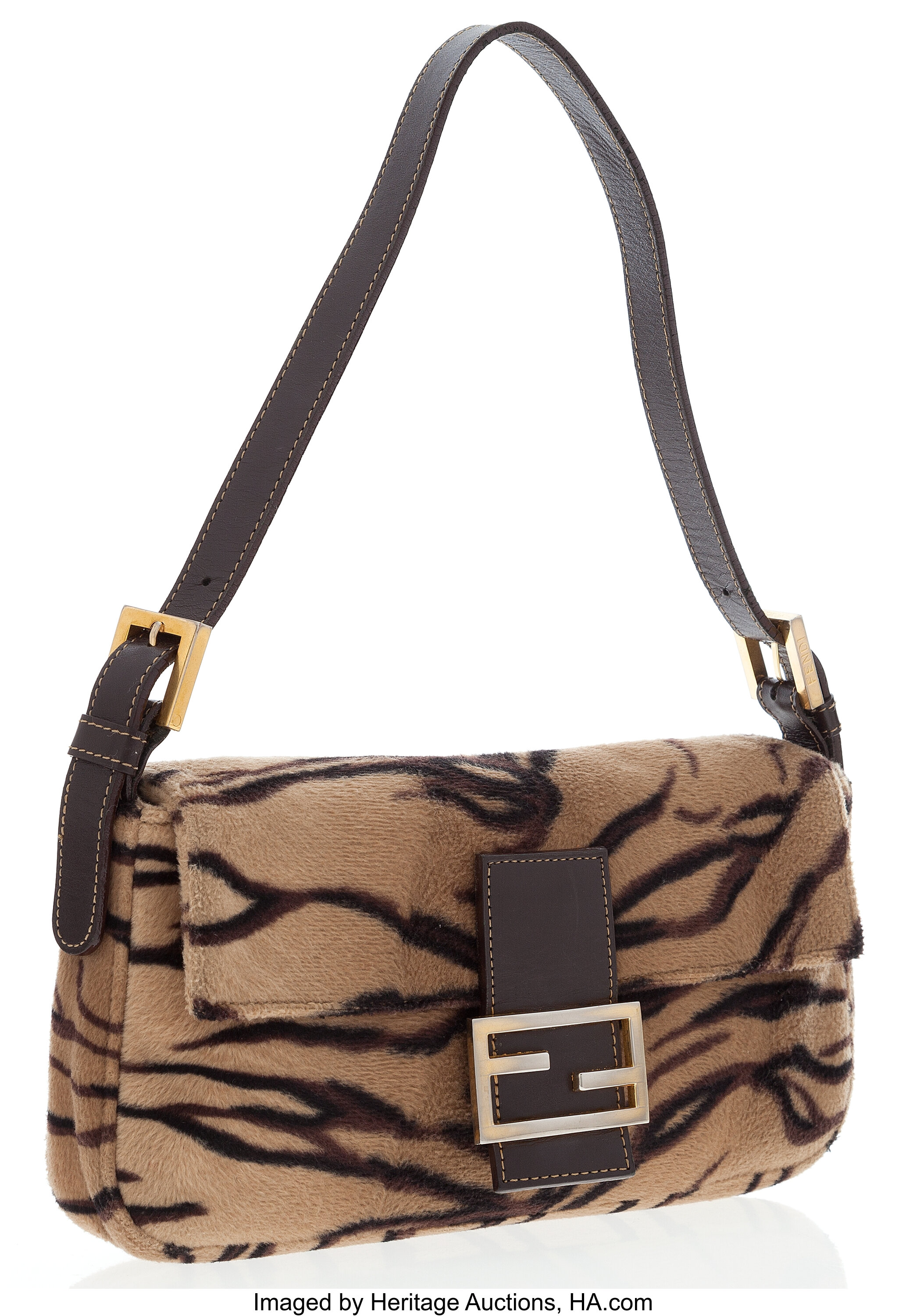 Fendi Pre-Owned 2022 Chinese New Year Tiger Baguette Handbag