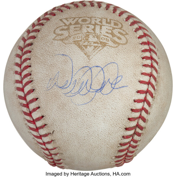 Sold at Auction: Rare 2009 Derek Jeter autographed USA World