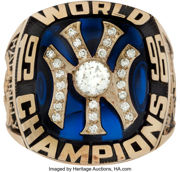 1996 New York Yankees World Championship Ring Presented to Don