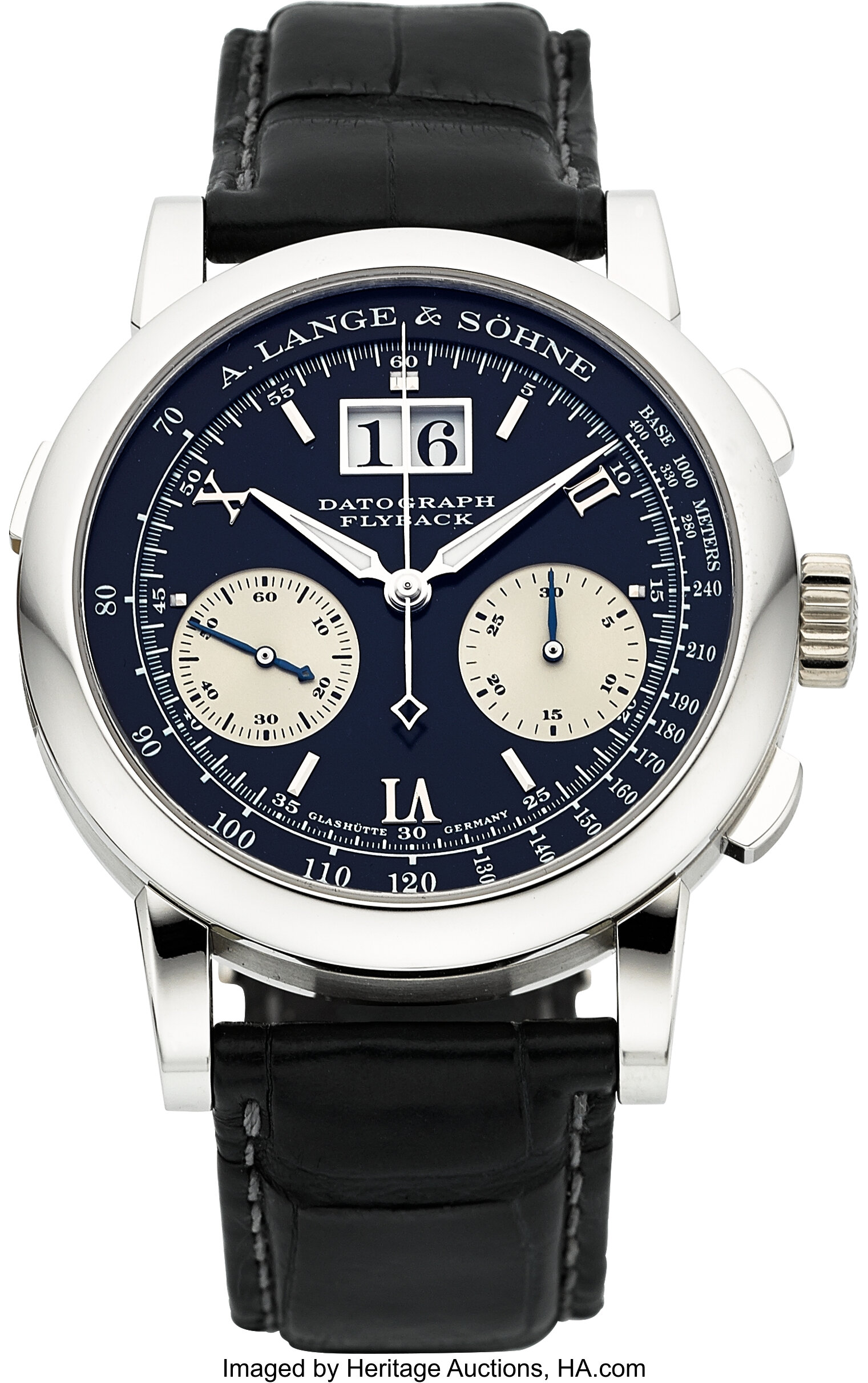 A Lange Sohne Ref 403 035 Exceptional Platinum Datograph Lot Heritage Auctions