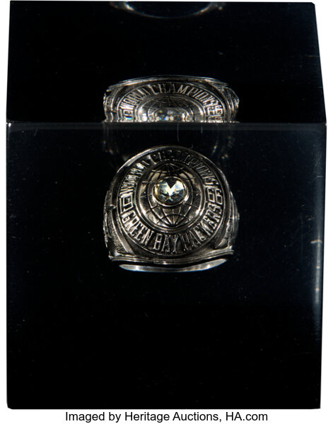 1967 Green Bay Packers Super Bowl II Championship Ring Presented to, Lot  #80061