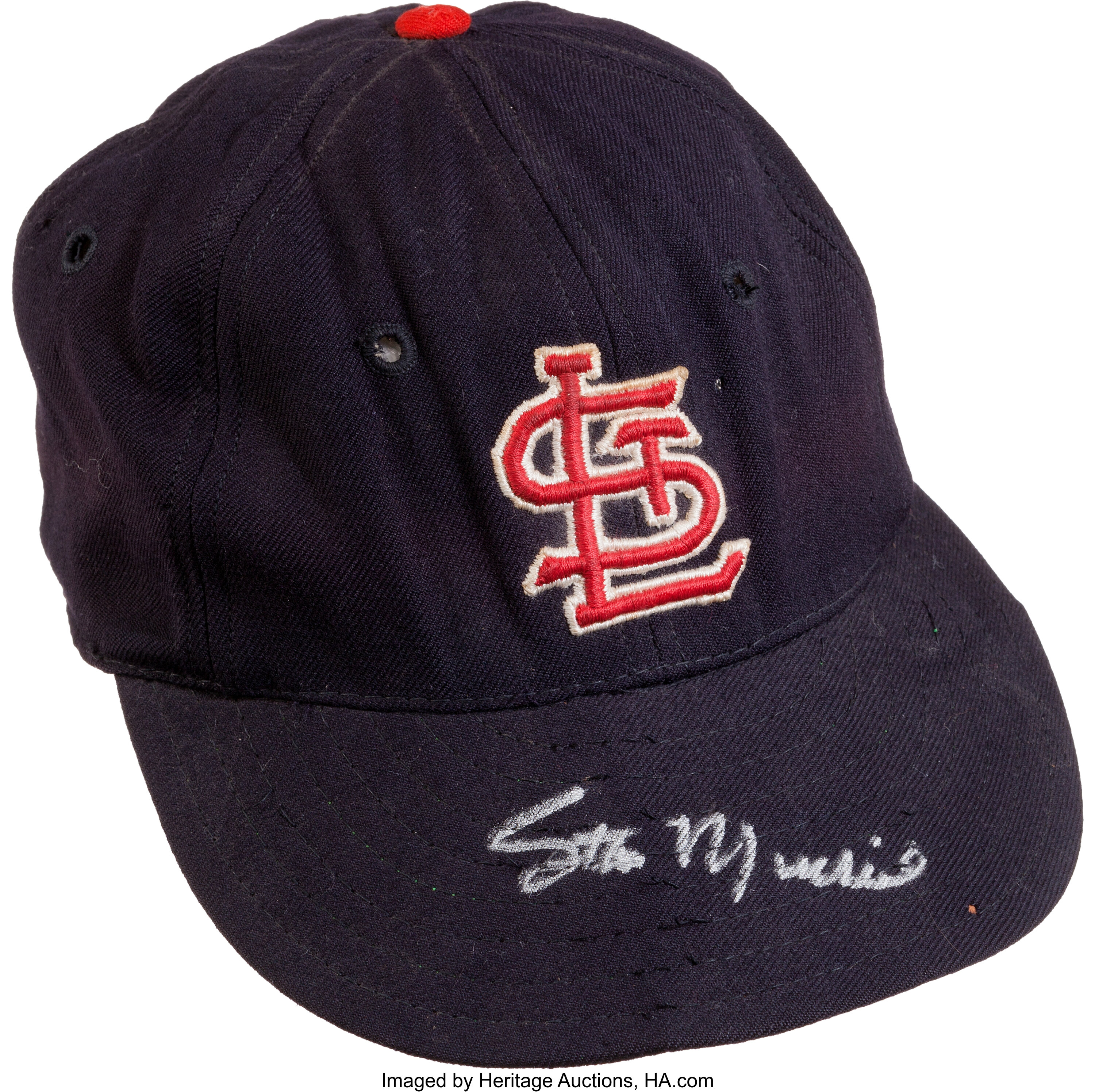 St. Louis Cardinals Stan Musial Replica Wool Jersey w/ Roman Baseball Cap  Hat