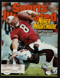 Steve Young Signed Sports Illustrated Magazine.  Football