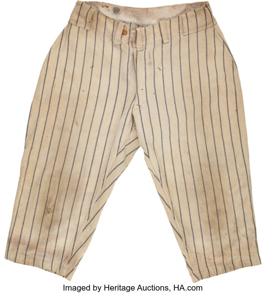 Yankees Game Used Home Pinstripe Pants Memorabilia