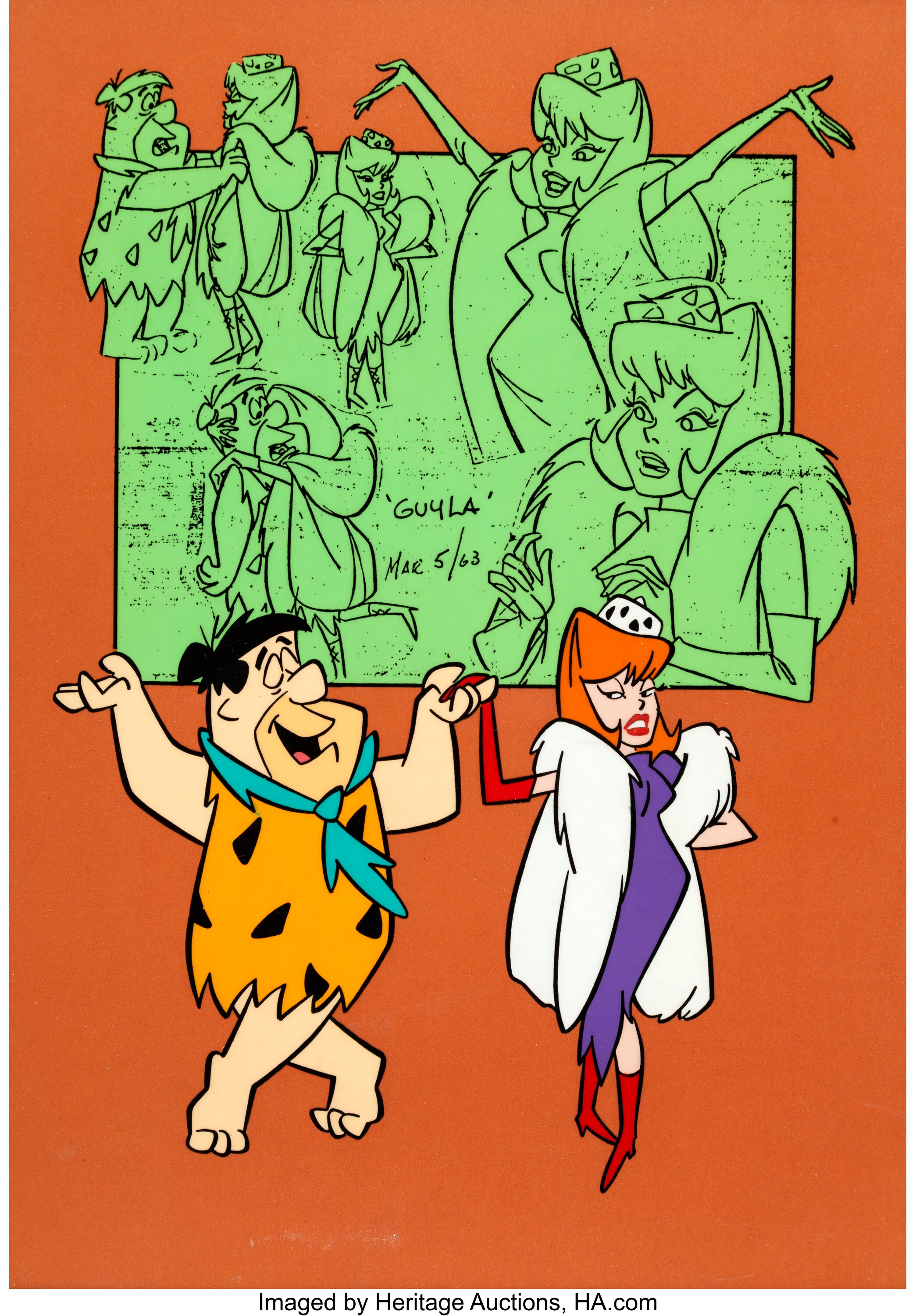 A Man Called Flintstone Fred Flintstone And Tanya Guyla Color Model 