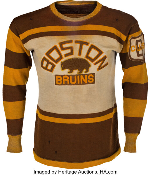 The Boston Bruins have unveiled their commemorative Centennial jerseys,  worn during the club's 100th year in 2023-24. ✨ 📸: @nhlbruins