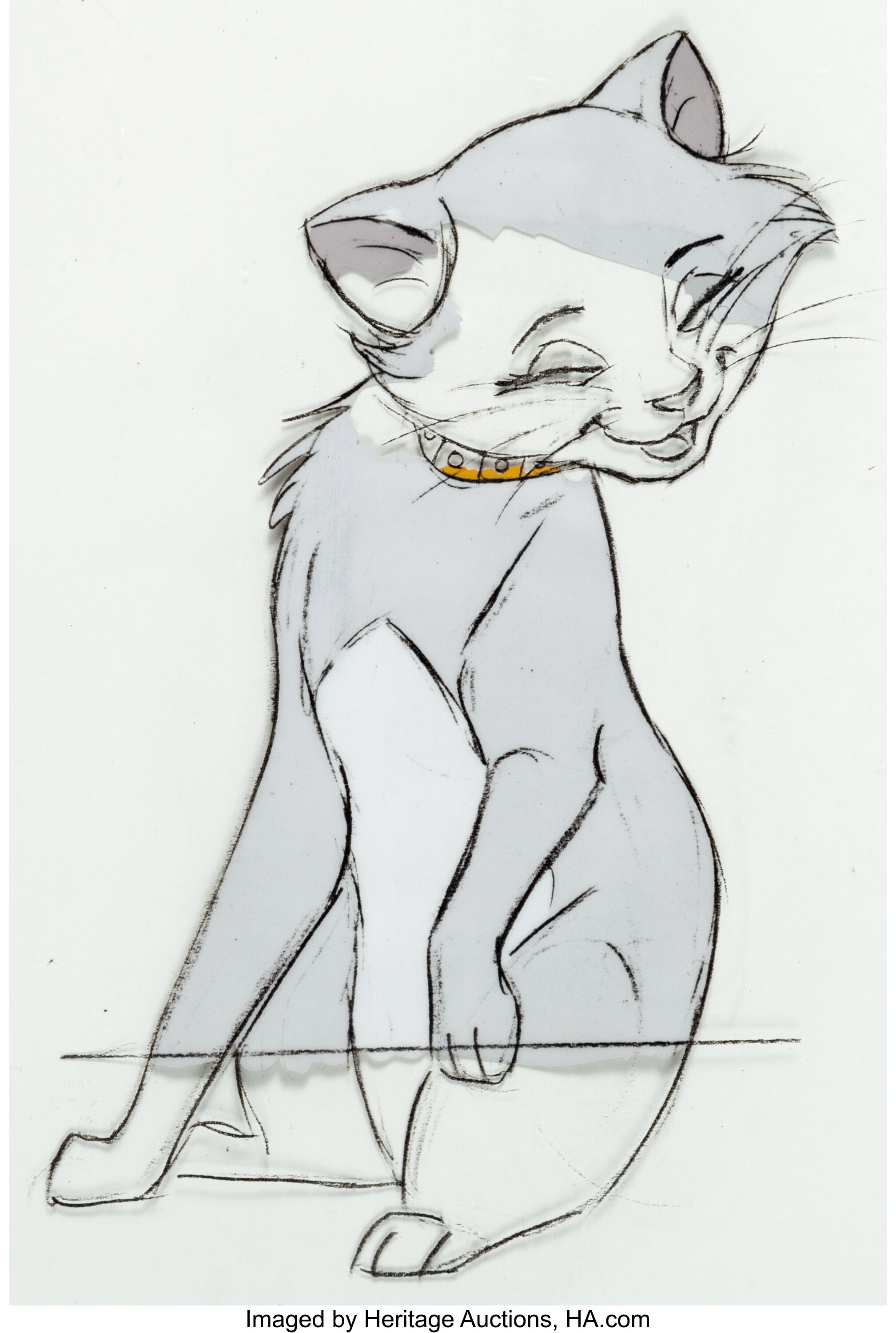 The Aristocats Duchess Marie And Berlioz Production Cel Group Lot Heritage Auctions