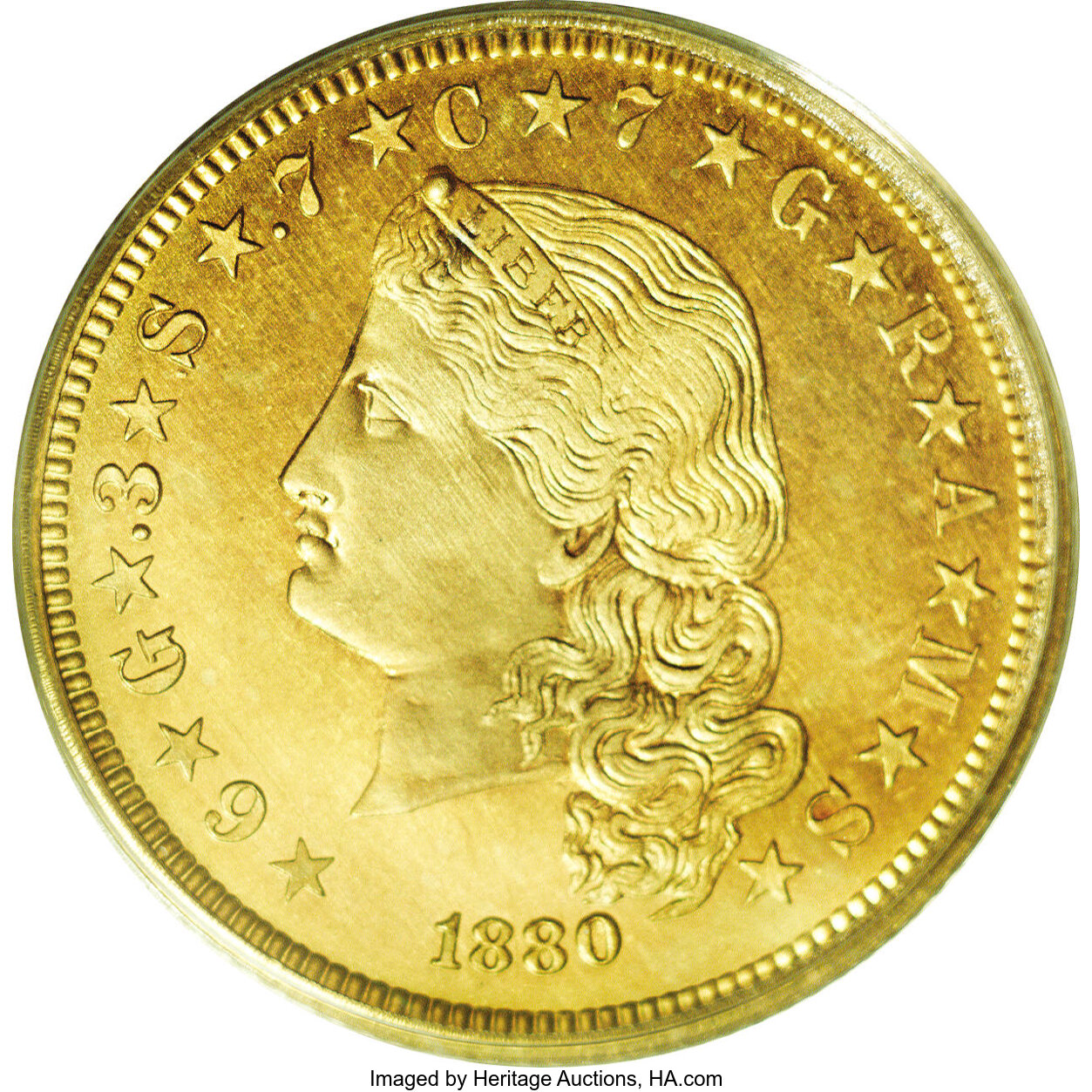 $4 Gold Stella (1879 - 1880) - Great American Coins Inc.