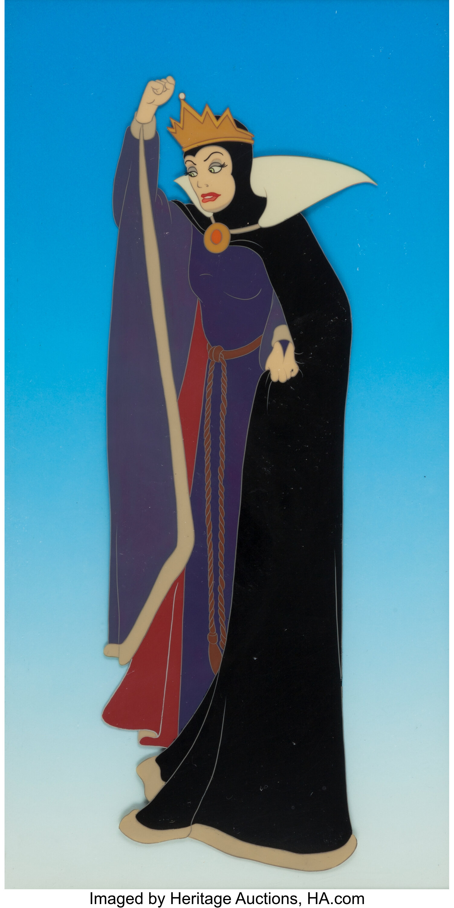 Snow White And The Seven Dwarfs Evil Queen Production Cel Walt Lot 94029 Heritage Auctions 