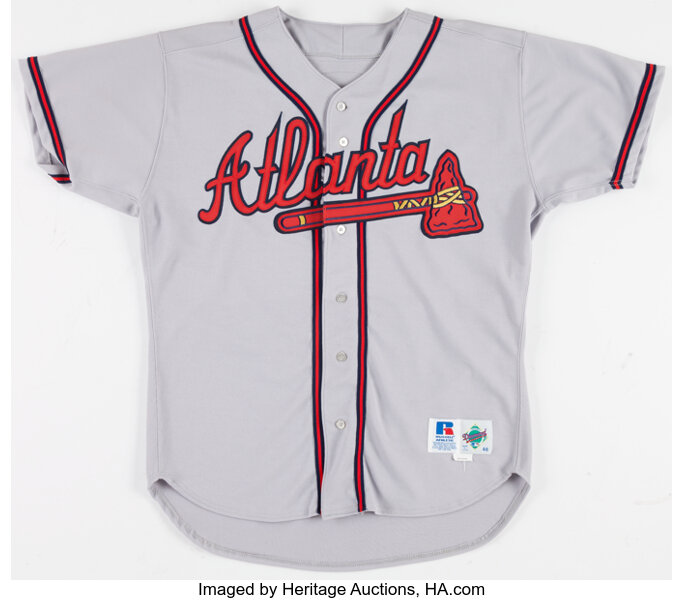 Atlanta Brave Retro Logo Worn - Atlanta Baseball - Posters and Art Prints