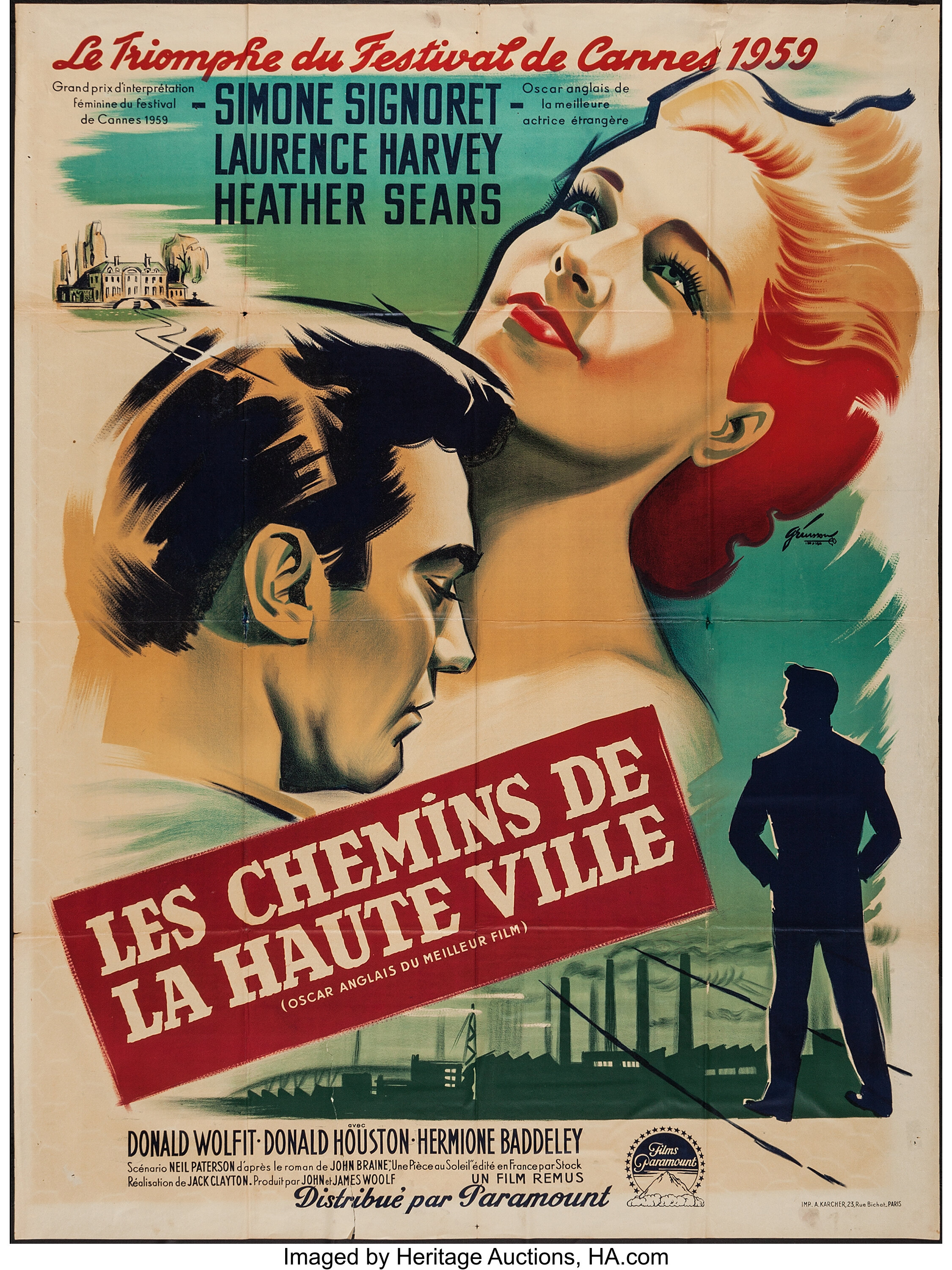 Room at the Top (Paramount, 1959). French Grande (47