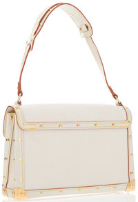 Louis Vuitton White Suhali Leather L'Aimable Bag at 1stDibs