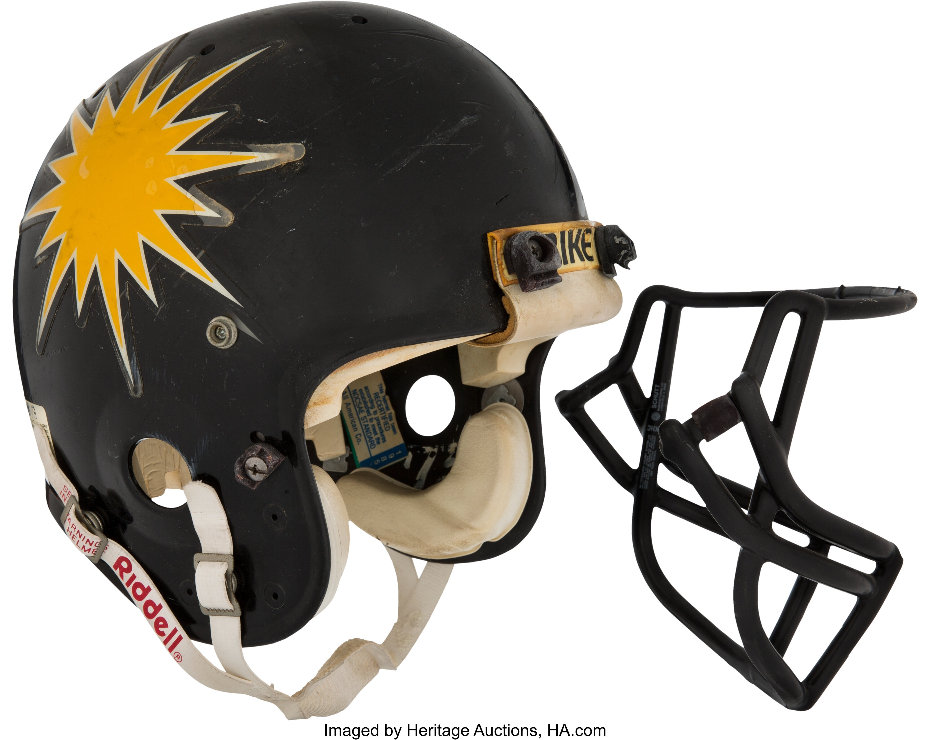 Denver Dynamite Helmet, Vintage Football Apparel