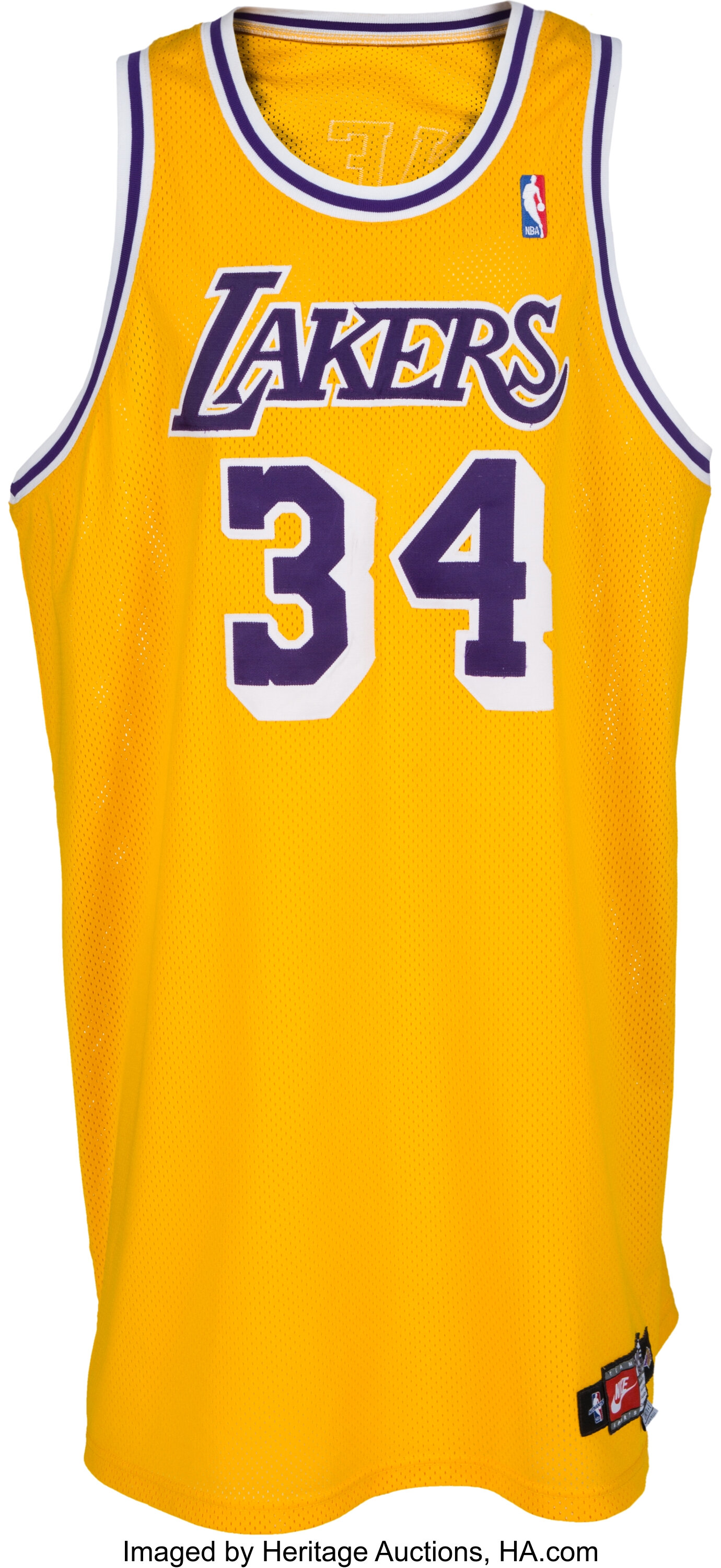 Shaquille O'Neal 2000 Game Worn Jersey Piece for Sale in